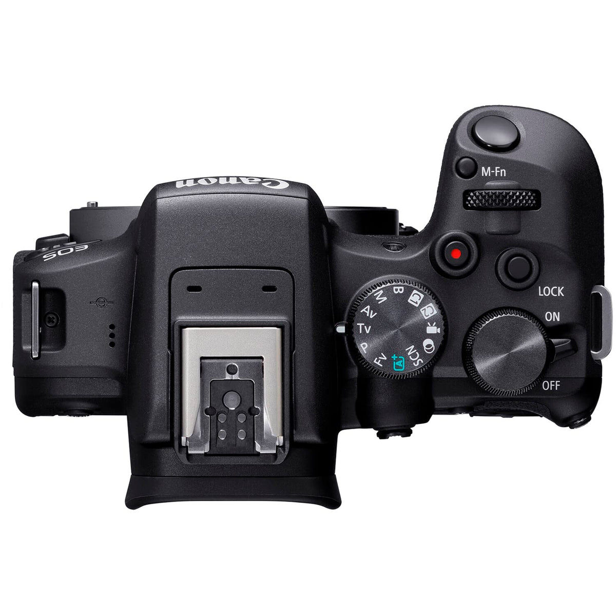 Canon EOS R10 travel-ready setup with LED screen for planning