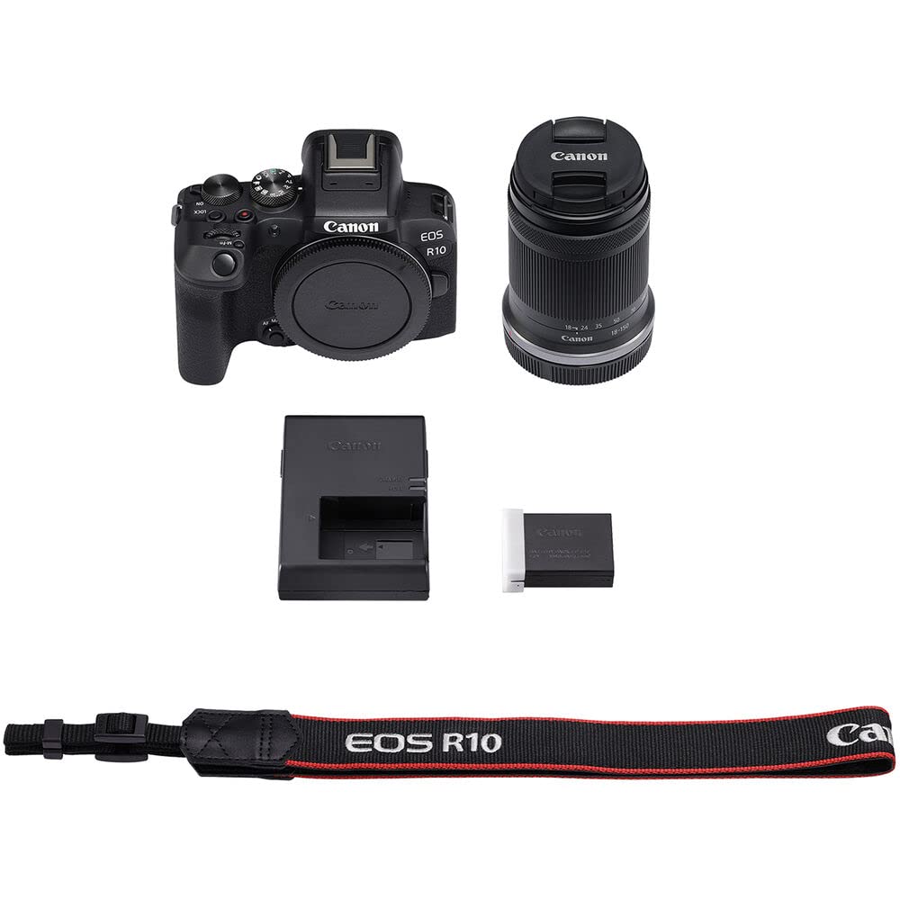 Canon EOS R10 in a vlogging setup, ready for crisp 4K video creation