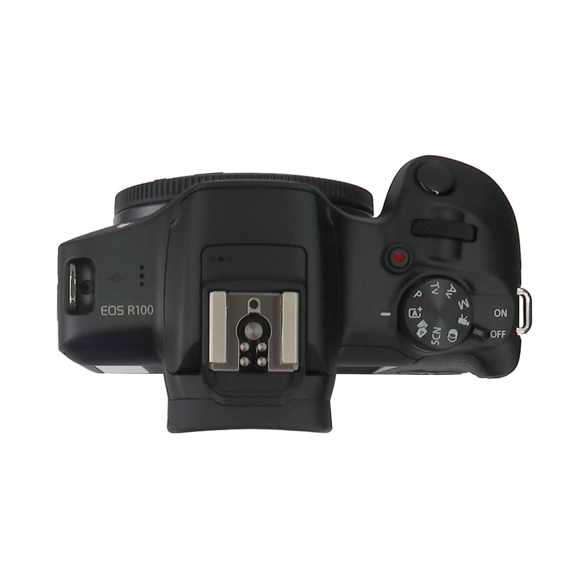 Canon EOS R100 Dual Pixel AF close-up showing fast, accurate portrait focus