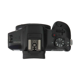 Canon EOS R100 Dual Pixel AF close-up showing fast, accurate portrait focus