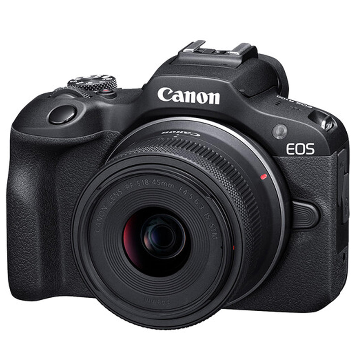 Canon EOS R100 LCD screen detail for fast review and menu access