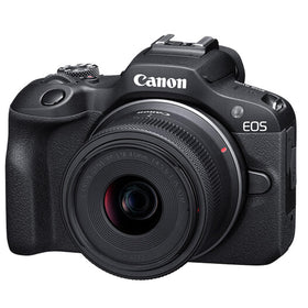 Canon EOS R100 LCD screen detail for fast review and menu access