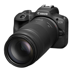 Canon EOS R100 telephoto lens RF75-300mm for distant subjects and action.