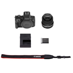 Canon EOS R100 tulip hood reduces flare and enhances contrast