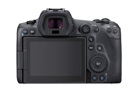 Canon EOS R5 45MP sensor detail, delivering high-resolution stills for versatile shooting.