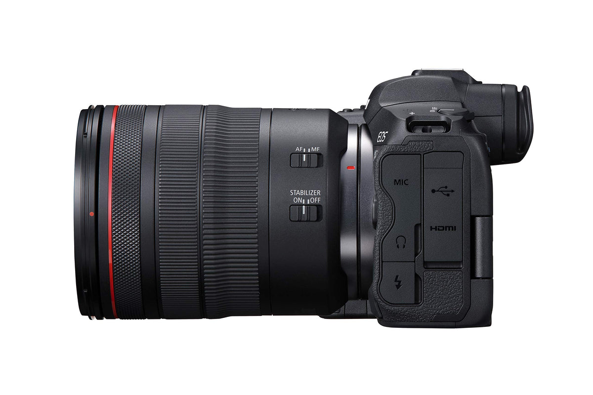 Canon EOS R5 8K video capture enables cinematic storytelling with flexible post options.