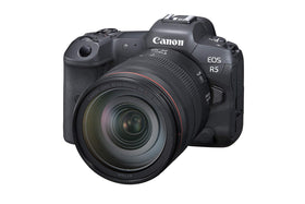Canon EOS R5 IBIS stabilization helps reduce shake with compatible lenses.