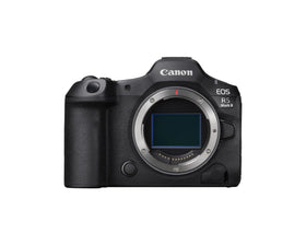 Canon EOS R5 Mark II front view, compact full-frame body ready for versatile shooting