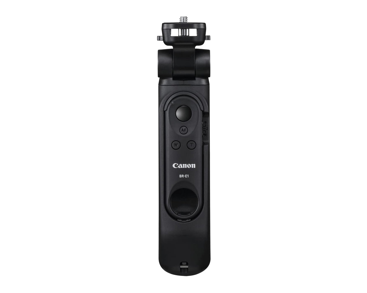 Canon EOS R50 DM-E100 mic with windscreen for outdoor audio.