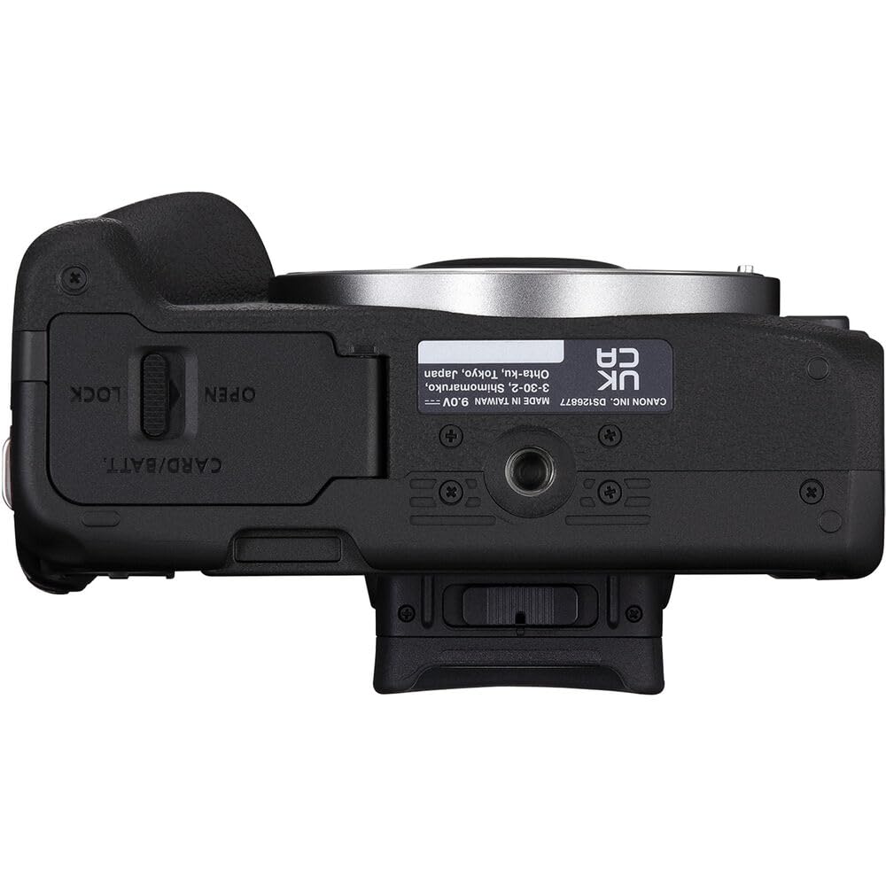 Canon EOS R50 tilt screen for flexible angles and selfies