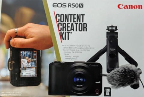 Canon EOS R50 V body ideal for versatile content creation on the go