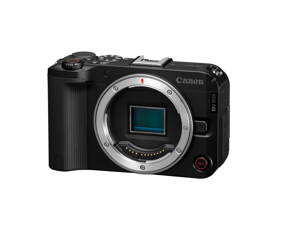 Canon EOS R50 V live streaming setup ready for real-time content