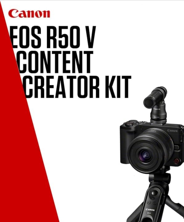 Canon EOS R50 V RF-S 14-30mm lens enables smooth, shake-free footage