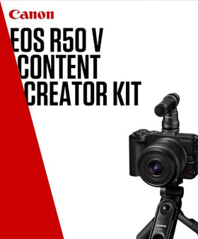 Canon EOS R50 V RF-S 14-30mm lens enables smooth, shake-free footage