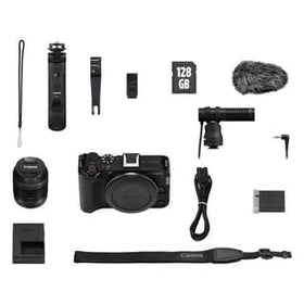 Canon EOS R50 V tripod grip for flexible, steady shooting from angles