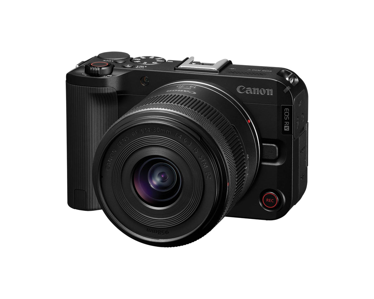 Canon EOS R50 V vertical video mount highlight for easy portrait filming