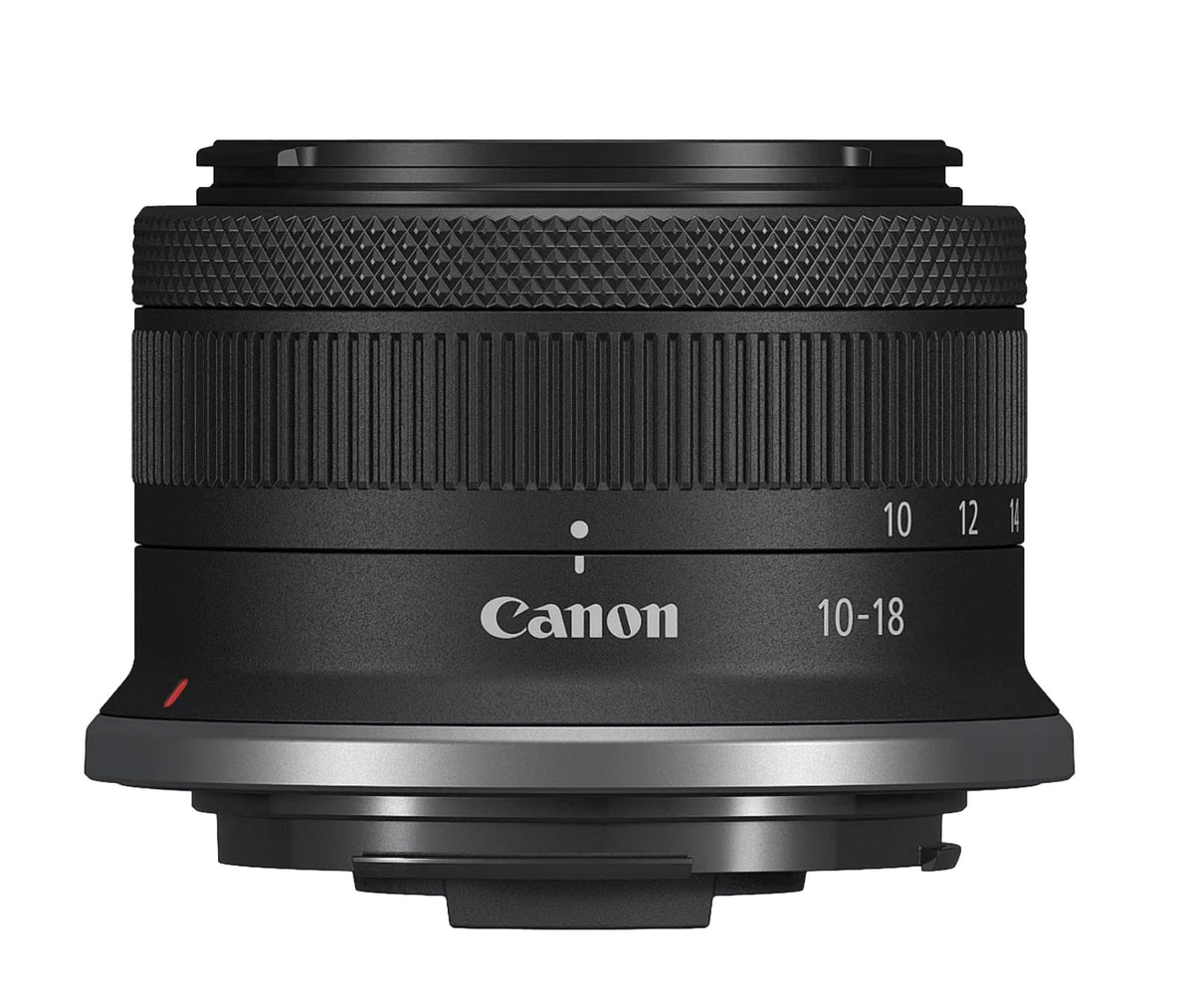 Canon EOS R50 with RF-S10-18mm wide-angle lens, ideal for immersive vlogs.