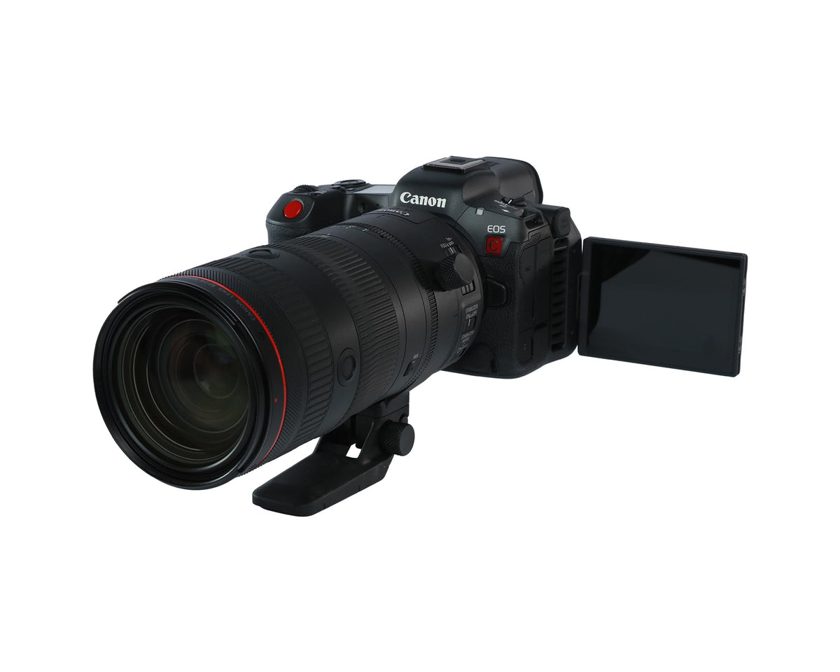 Canon EOS R5 C 8K60p RAW output connection for professional workflows