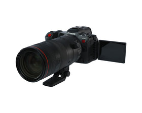 Canon EOS R5 C 8K60p RAW output connection for professional workflows