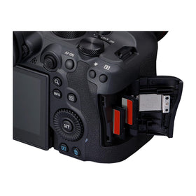 Canon EOS R6 Mark II body AF in low light for consistent focus.
