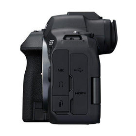 Canon EOS R6 Mark II body top dials enable fast, confident adjustments.