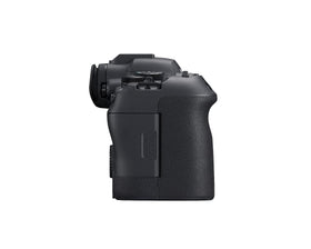 Canon EOS R6 Mark II electronic viewfinder detail for accurate framing