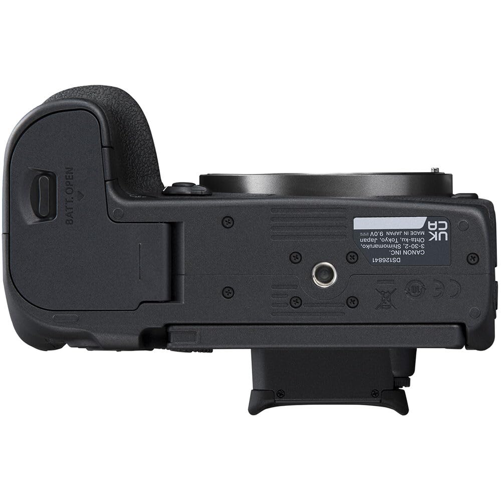 Canon EOS R7 compact and lightweight design for travel.