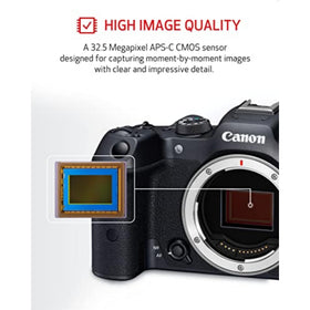 Canon EOS R7 IBIS system close-up showing stabilizing elements