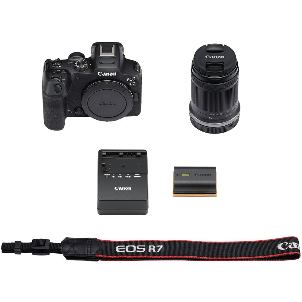 Canon EOS R7 USB PD power adapter for convenient charging.
