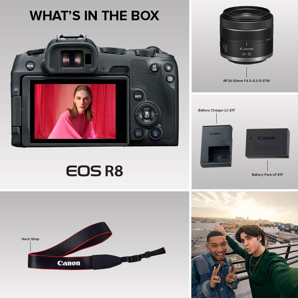 Canon EOS R8 delivers crisp 4K 60fps video with smooth detail