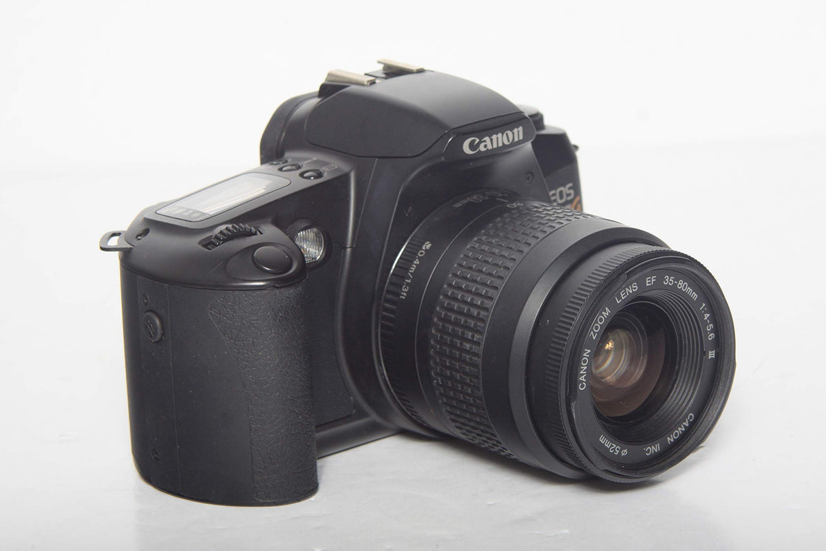 Renewed Canon EOS Rebel G kit packaging – value and dependable performance.