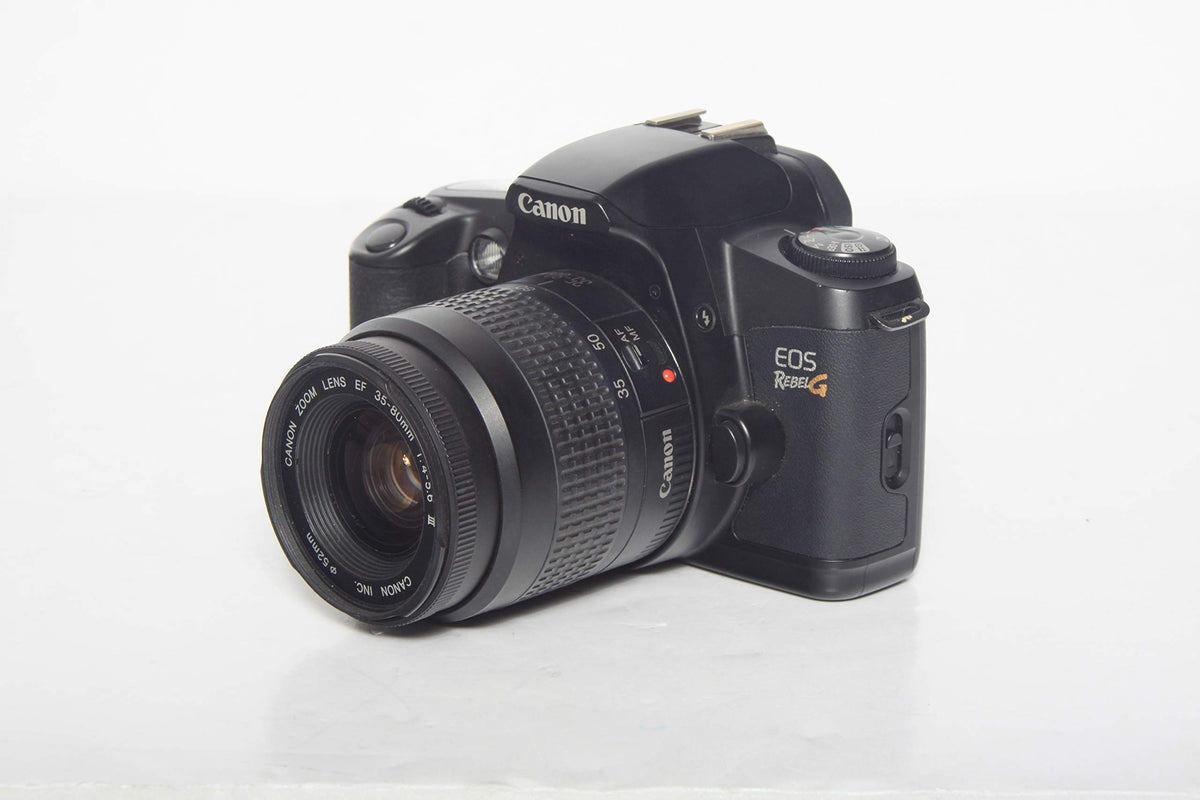 Canon EOS Rebel G side shot – accessible controls for easy operation.