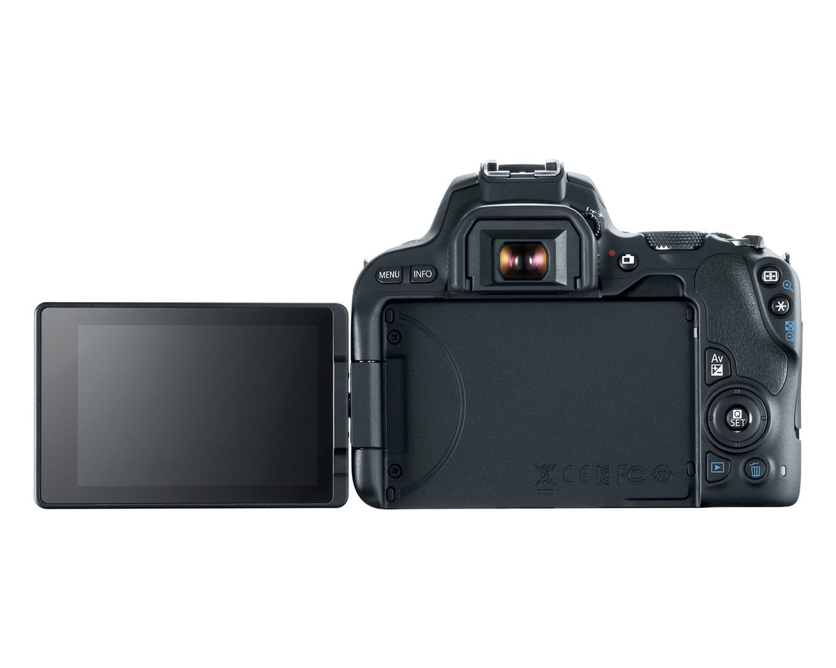 Canon EOS Rebel SL2 side profile highlighting lightweight body for everyday carry