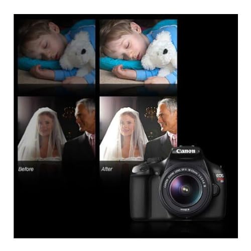 Canon EOS Rebel T3 captures 720p HD video for short clips.