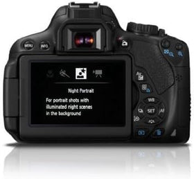 Canon EOS Rebel T3i on tripod, steady low-light shooting potential.