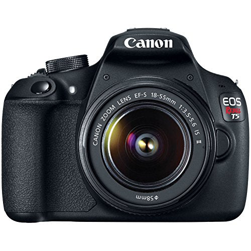 Canon EOS Rebel T5 body and grip emphasize comfortable handling for new photographers