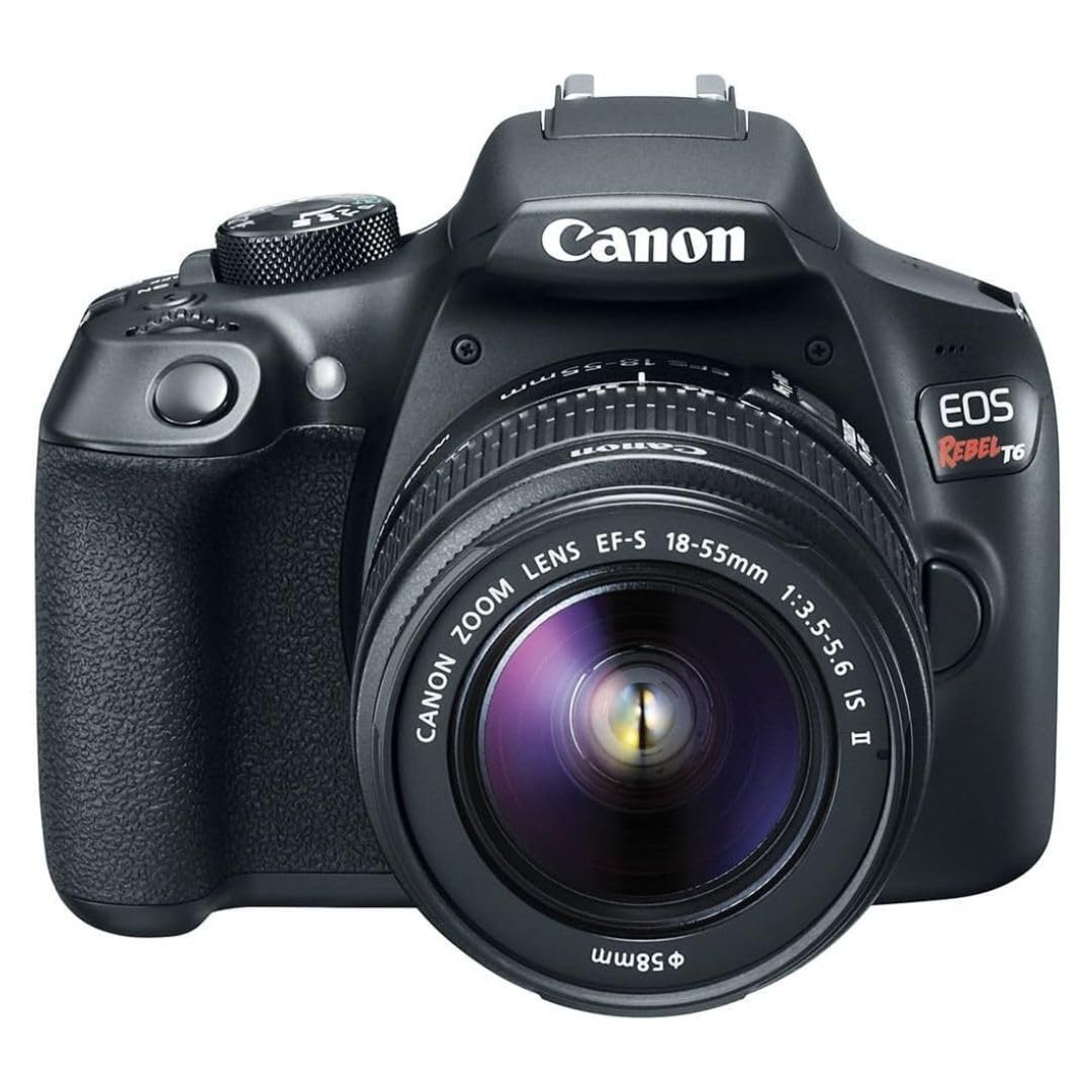 Canon EOS Rebel T6 DSLR body, ready for crisp everyday photography.