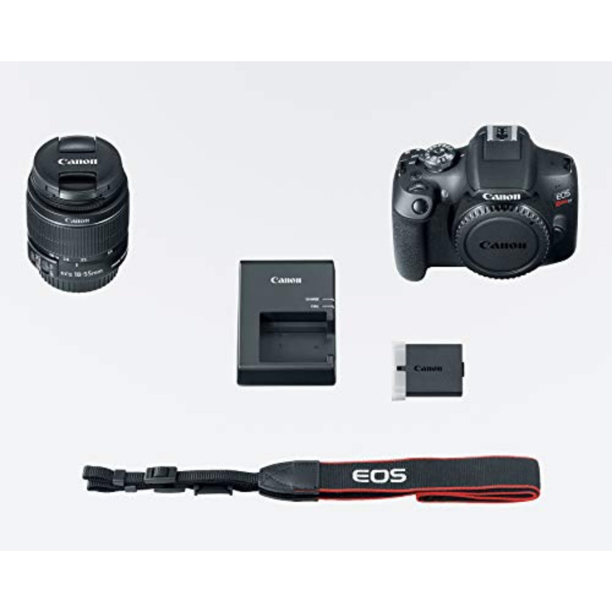Canon EOS Rebel T7 bundle content, beginner-friendly DSLR kit ready.