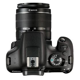 Canon EOS Rebel T7 bundle: backpack and memory cards for portable, ready-to-shoot versatility.