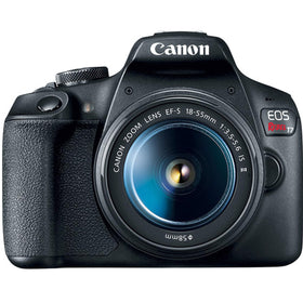 Canon EOS Rebel T7 bundle with kit lens shot highlighting versatile zoom