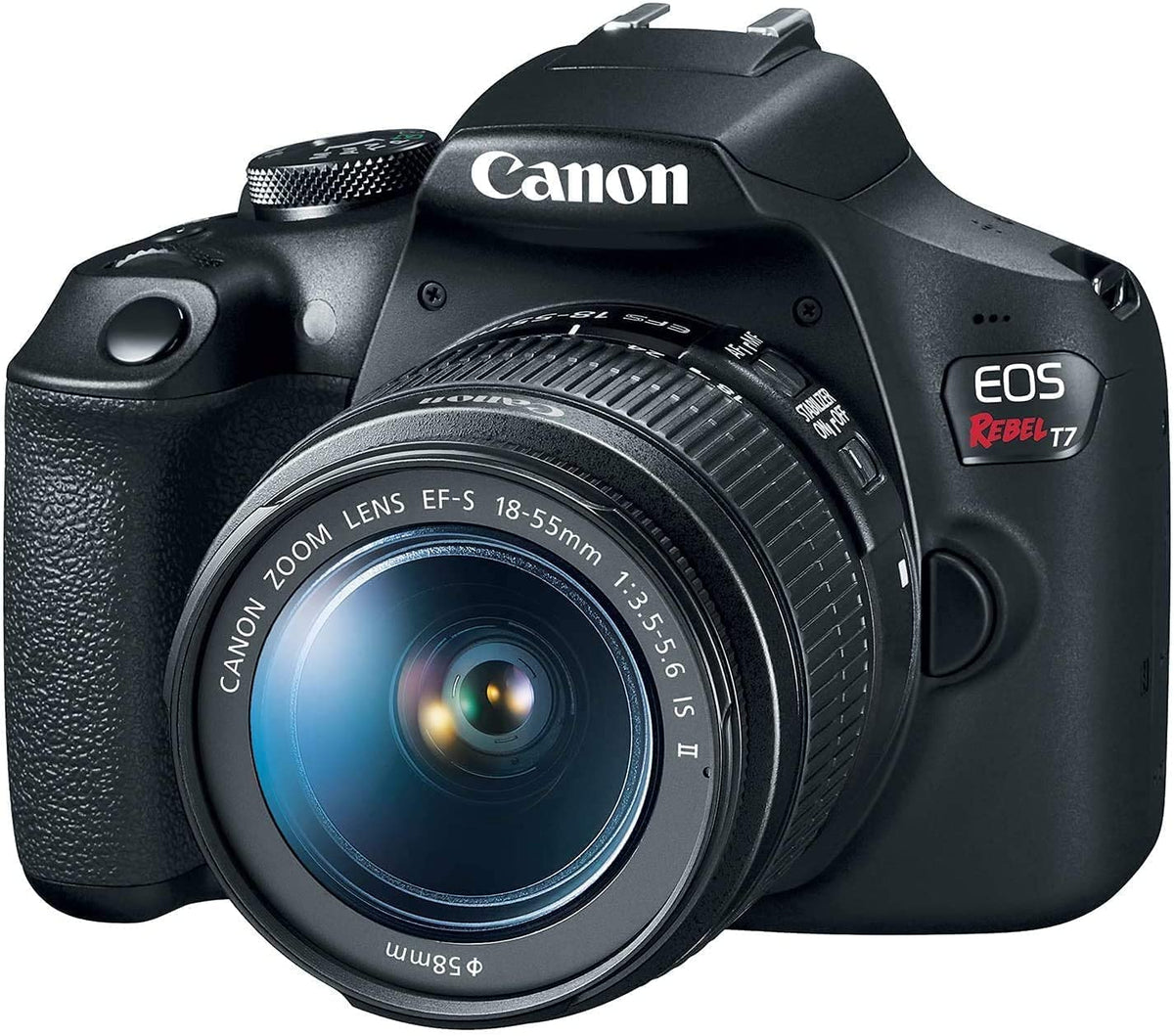 Canon EOS Rebel T7 with 18-55mm lens for versatile everyday shots