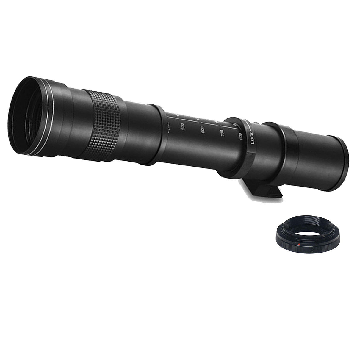 Canon EOS Rebel T7 bundle: 420-800mm telephoto lens enables distant subjects to feel closer.