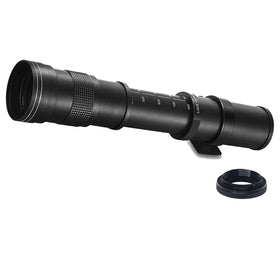 Canon EOS Rebel T7 bundle: 420-800mm telephoto lens enables distant subjects to feel closer.