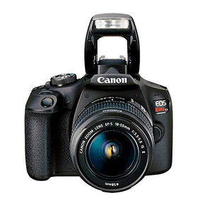 Canon EOS Rebel T7 in Deco Gear camera bag for safe storage.