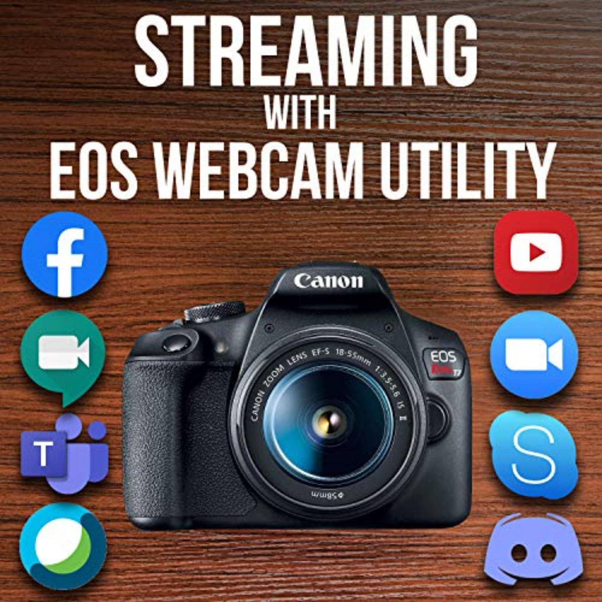 Canon EOS Rebel T7 in Full HD video shot, capturing smooth footage.