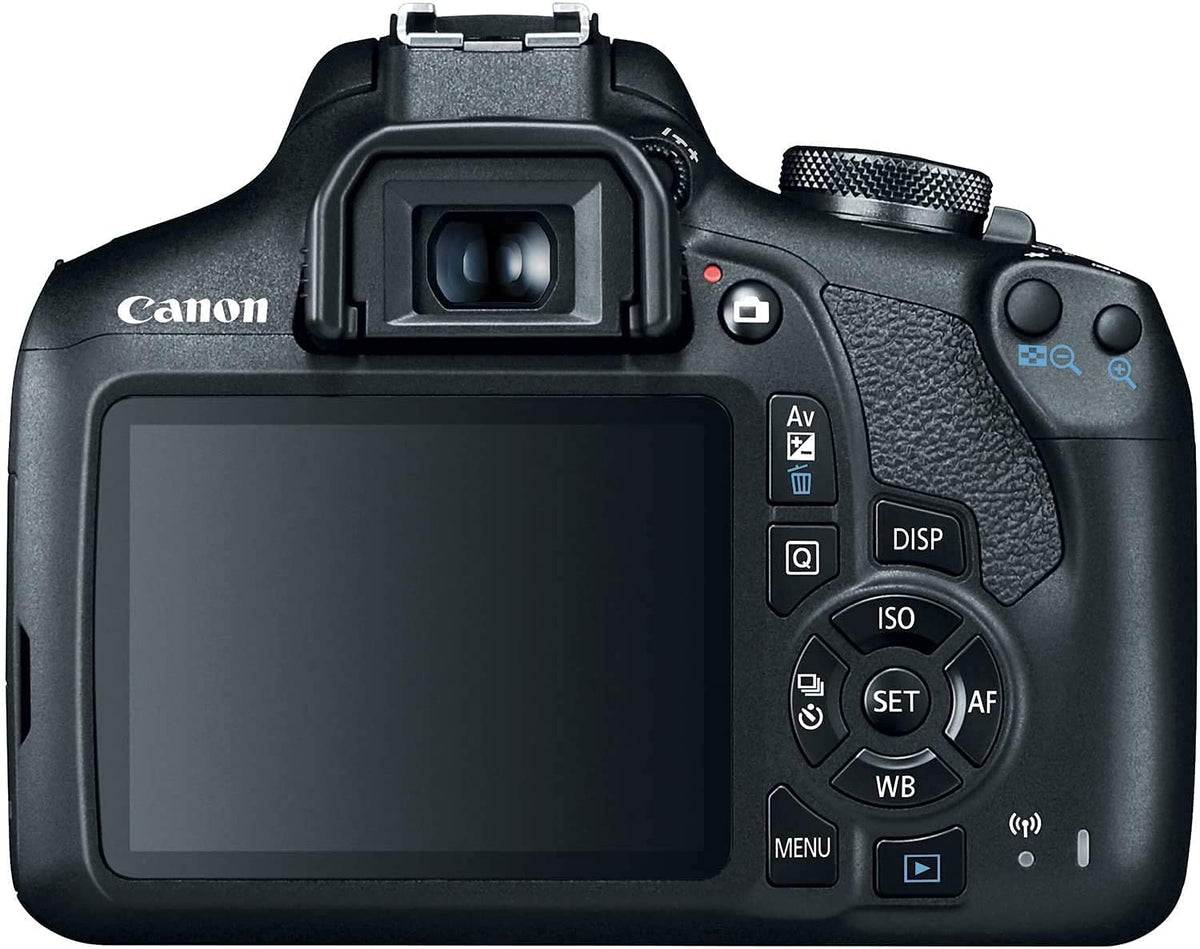 Canon EOS Rebel T7 wide-angle 0.43x lens expands the frame