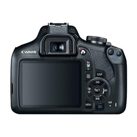 Canon EOS Rebel T7 with Wi-Fi and NFC icons, easy wireless transfers.