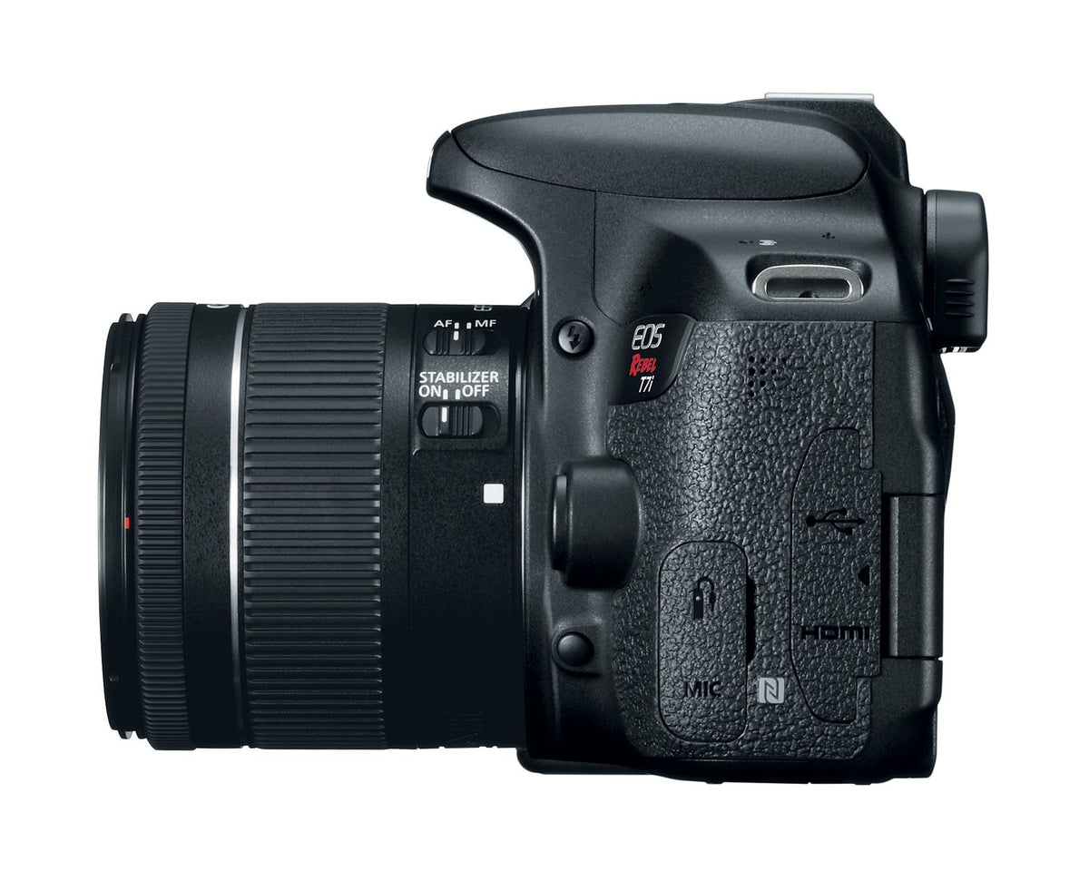 Canon EOS Rebel T7i clear low-light performance with high ISO capability.