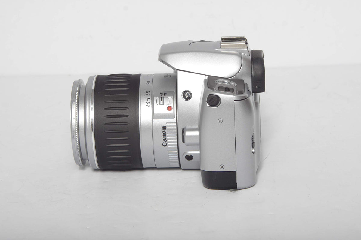 Canon EOS Rebel Ti with AF zoom lens enables versatile everyday shooting.