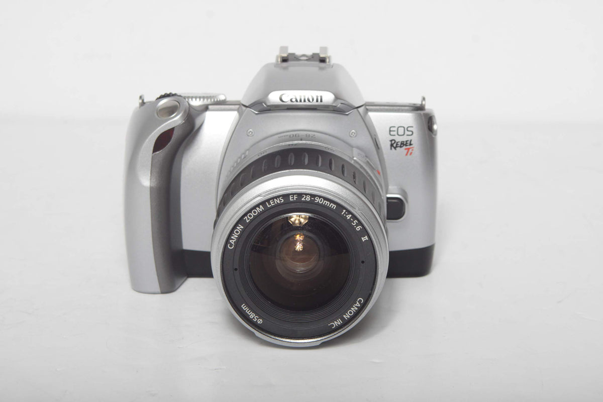 Canon EOS Rebel Ti renewed packaging signals reliable refurbished performance.